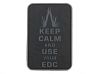 JTG JTG PVC Naszywka Keep Calm EDC (Spokojnie i użyj EDC)