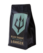 Black Trident Coffee 9 Banger, ground