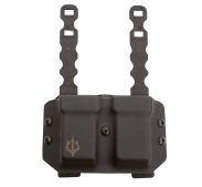 Black Trident Double Mag Carrier OWB
