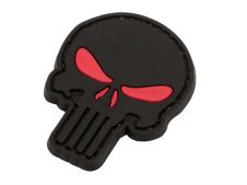 Deploy PVC Naszywka Black Skull (Czarna czaszka)